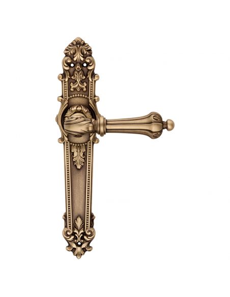 Maniglia con placca per porta Charme Linea Calì