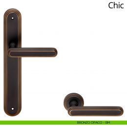Maniglia con placca per porta Chic Linea Calì 2