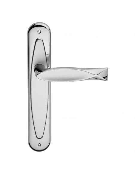 Maniglia con placca per porta Fish Linea Calì