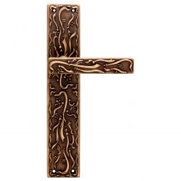 Maniglia con placca per porta Frida Linea Calì