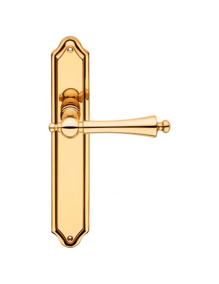 Maniglia con placca per porta Heidi Linea Calì