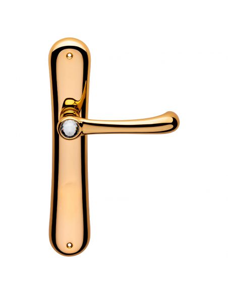 Maniglia Swarovski con placca per porta Idea Crystal Linea Calì