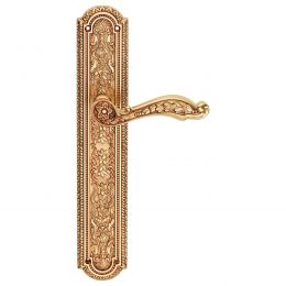 Maniglia con placca per porta Jardin Linea Calì