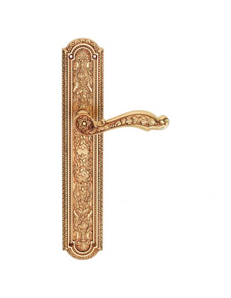 Maniglia con placca per porta Jardin Linea Calì