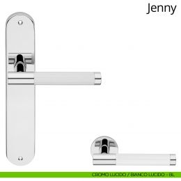 Maniglia con placca per porta Jenny Linea Calì 2