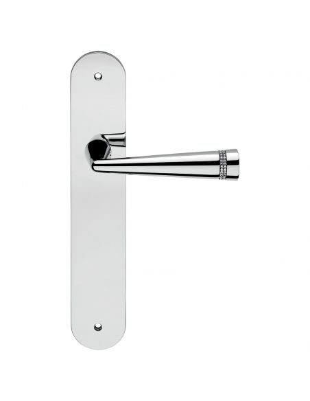 Maniglia Swarovski con placca per porta Led Mesh Linea Calì