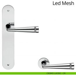 Maniglia Swarovski con placca per porta Led Mesh Linea Calì 2