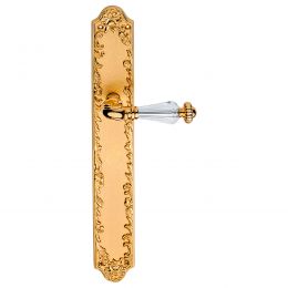 Maniglia Swarovski con placca big per porta Ninfa Crystal Linea Calì