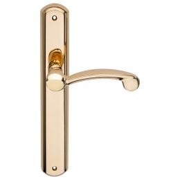 Maniglia con placca per porta Nota Linea Calì