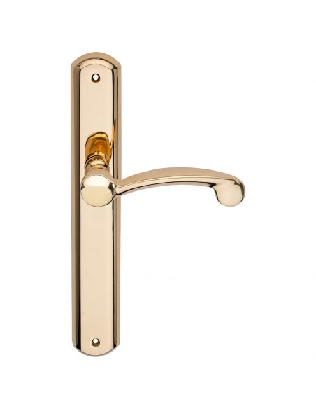 Maniglia con placca per porta Nota Linea Calì