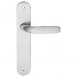 Maniglia con placca per porta Point Linea Calì