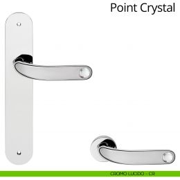 Maniglia Swarovski con placca per porta Point Crystal Linea Calì 2