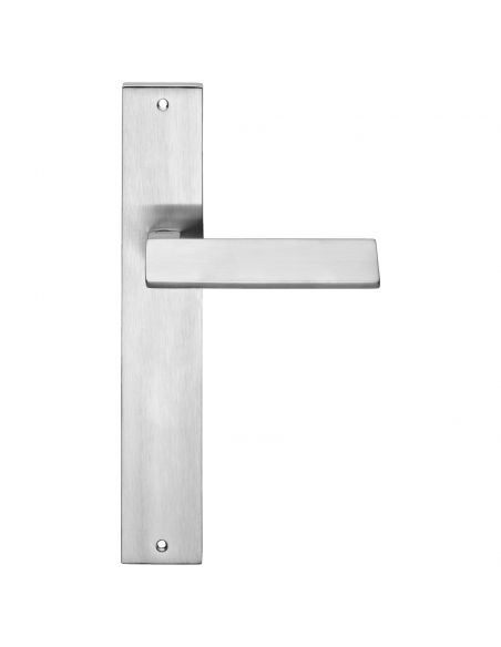 Maniglia con placca per porta Riflesso Linea Calì