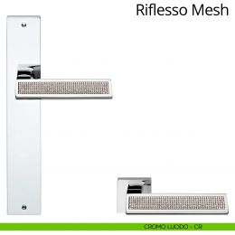 Maniglia Swarovski con placca per porta Riflesso Mesh Linea Calì 2