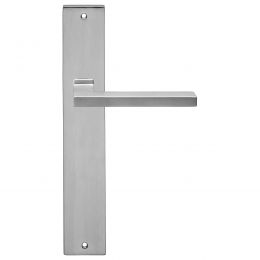 Maniglia con placca per porta Sintesi Linea Calì