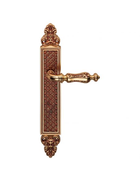 Maniglia con placca per porta Soleil Linea Calì