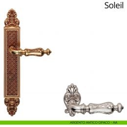 Maniglia con placca per porta Soleil Linea Calì 2