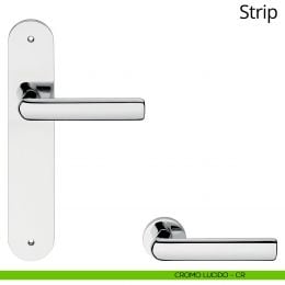 Maniglia con placca per porta Strip Linea Calì 2