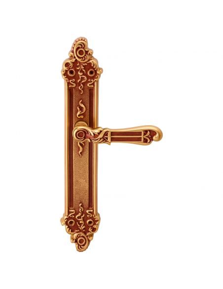 Maniglia con placca per porta Tiffany Linea Calì