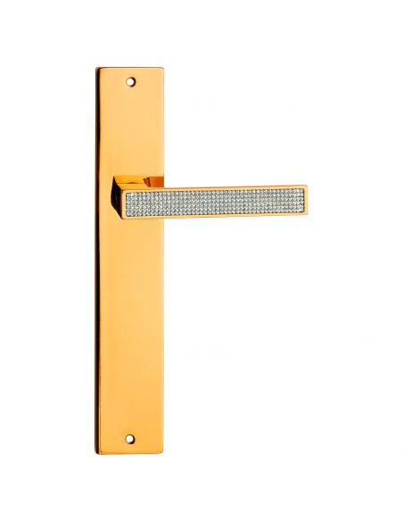 Maniglia Swarovski con placca per porta Zen Mesh Linea Calì
