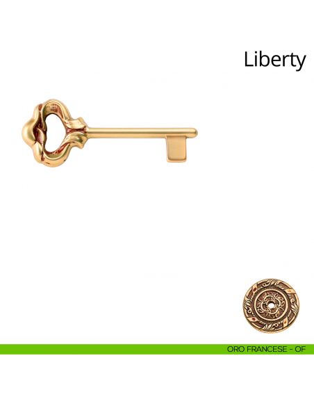 Chiave per porta interna Liberty Linea Calì oro francese