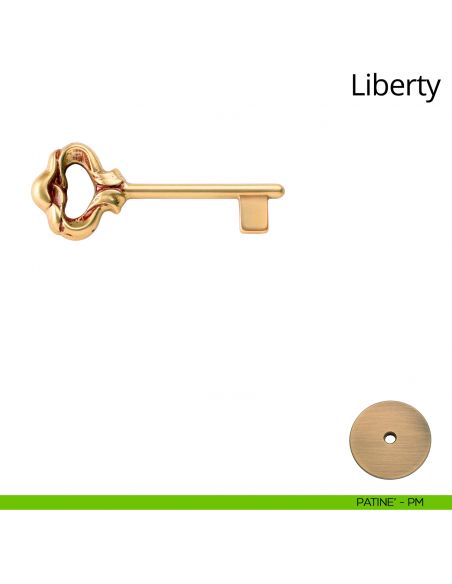 Chiave per porta interna Liberty Linea Calì patinè