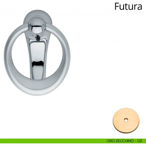 Battente per porta Futura Linea Calì oro zecchino