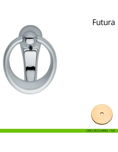 Battente per porta Futura Linea Calì oro zecchino