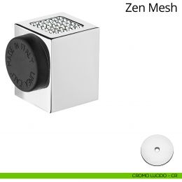 Fermaporta con Swarovski a pavimento quadrato Zen Mesh Linea Calì 2