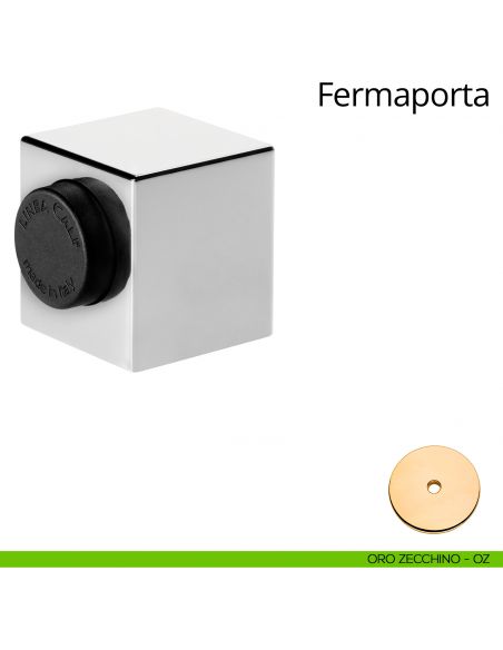 Fermaporta magnetico quadro Linea Calì oro zecchino