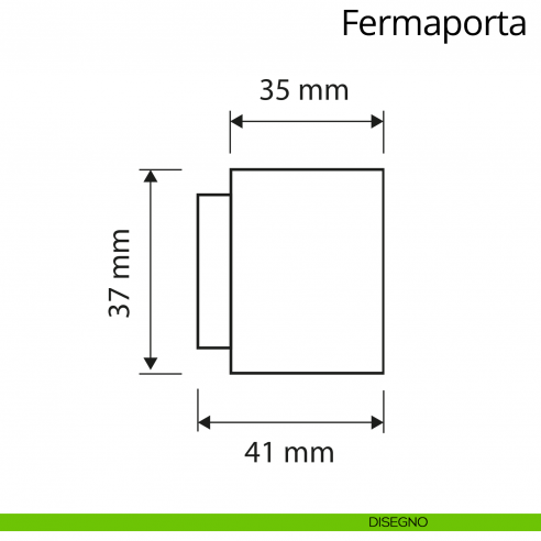 Fermaporta magnetico con Swarovski tondo Fancy Linea Calì disegno
