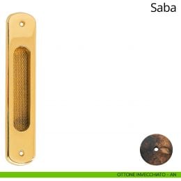 Placca ad incasso Saba per porta scorrevole Linea Calì cieca 2