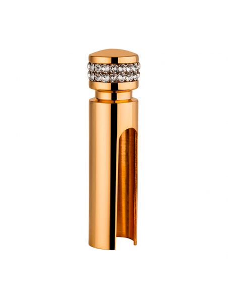 Copricerniera con Swarovski per cerniera anuba diametro 14 mm Linea Calì