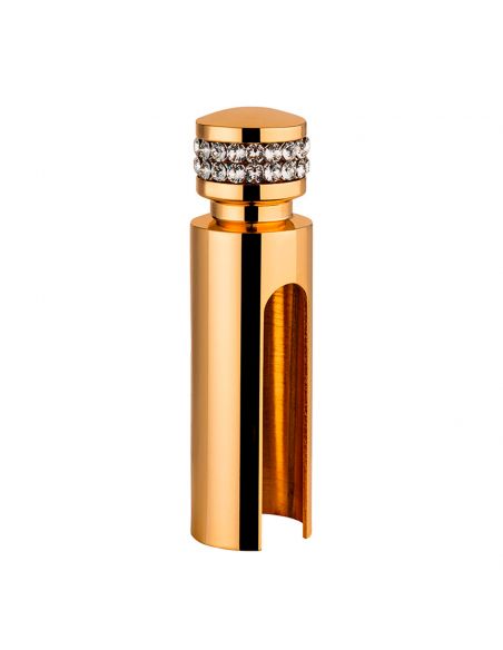 Copricerniera con Swarovski per cerniera anuba diametro 16 mm Linea Calì