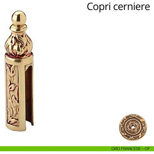 Copricerniera Vintage per cerniera anuba diametro 14 mm Linea Calì oro francese