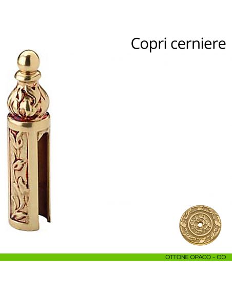Copricerniera Vintage per cerniera anuba diametro 14 mm Linea Calì ottone opaco