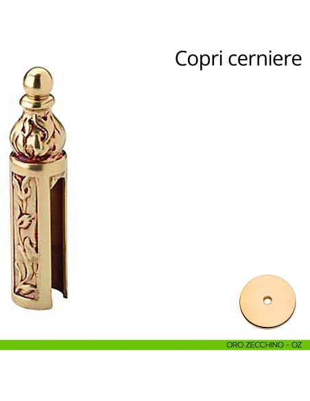 Copricerniera Vintage per cerniera anuba diametro 16 mm Linea Calì oro zecchino