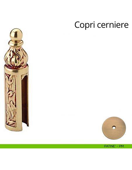 Copricerniera Vintage per cerniera anuba diametro 16 mm Linea Calì patinè