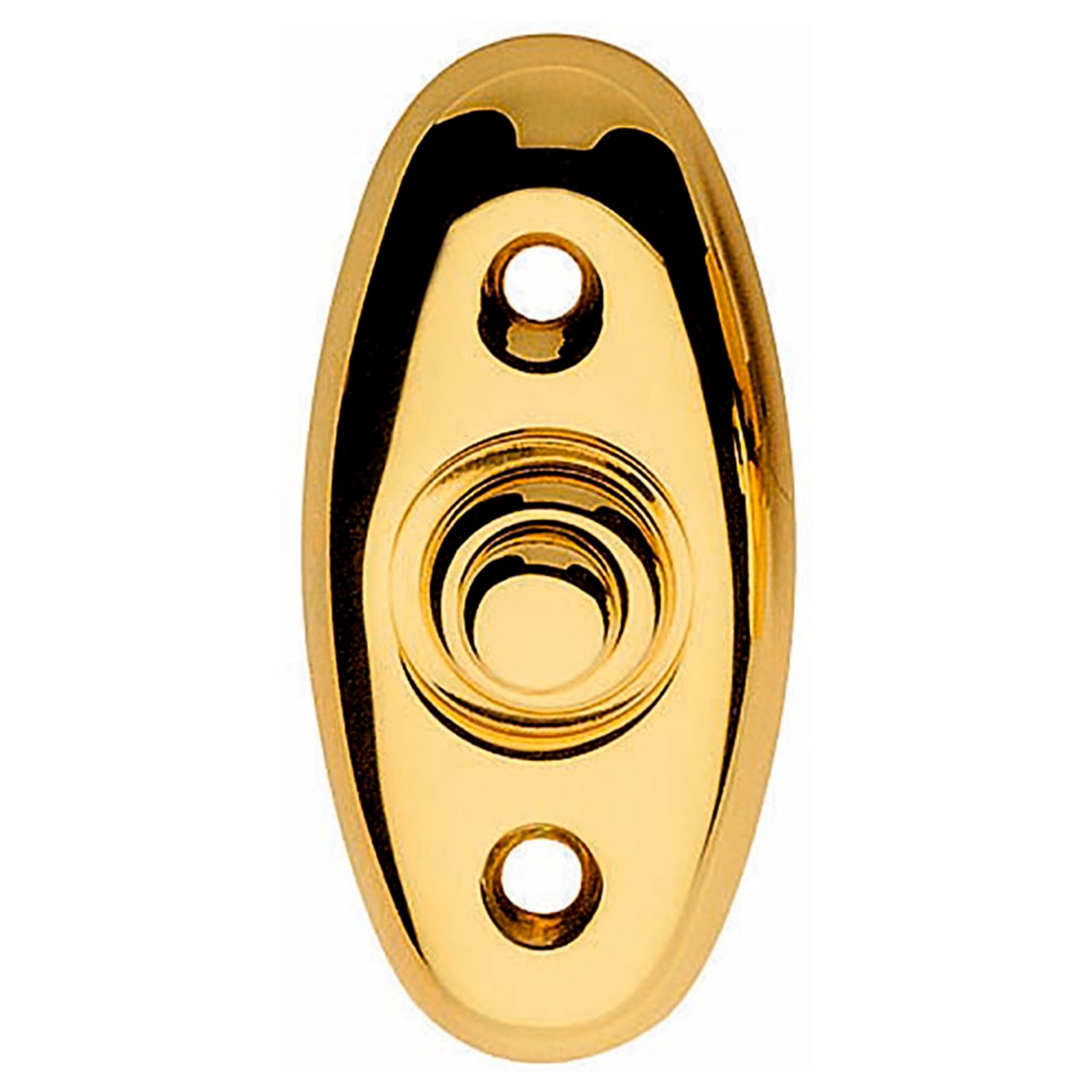 Campanello In Ottone Lucido Da Tavolo, H 15,7 Cm, Diametro 6,6 Cm, Per Hotel, Ufficio E Casa