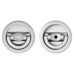 Kit maniglia incasso tonda con doppio anello attivo-attivo Zincral Linea Calì