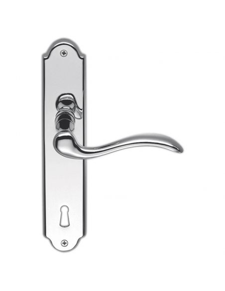 Maniglia con placca per porta Heidi Colombo Design