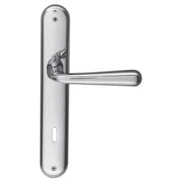 Maniglia con placca per porta Robodue Colombo Design