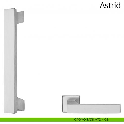 Maniglione per porta Astrid Ital Linea cromo satinato