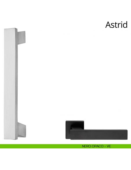Maniglione per porta Astrid Ital Linea nero opaco