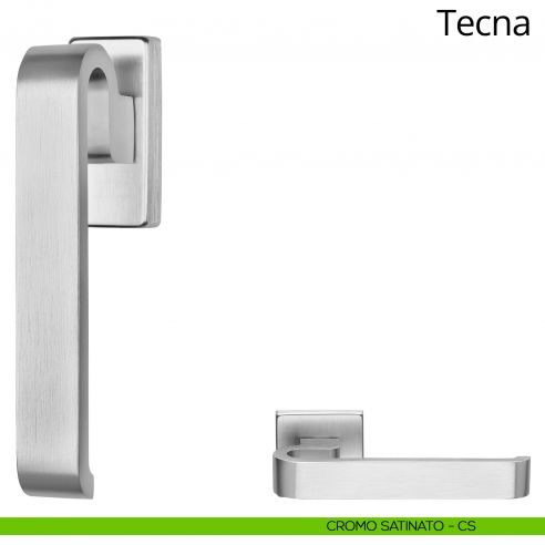 Maniglia per finestra martellina DK Tecna Ital Linea cromo satinato