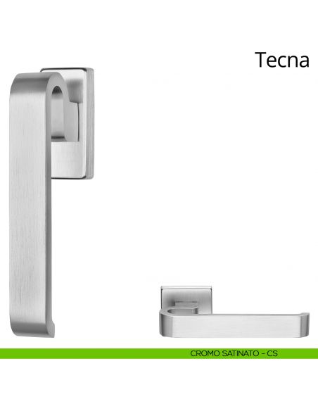 Maniglia per finestra martellina DK Tecna Ital Linea cromo satinato