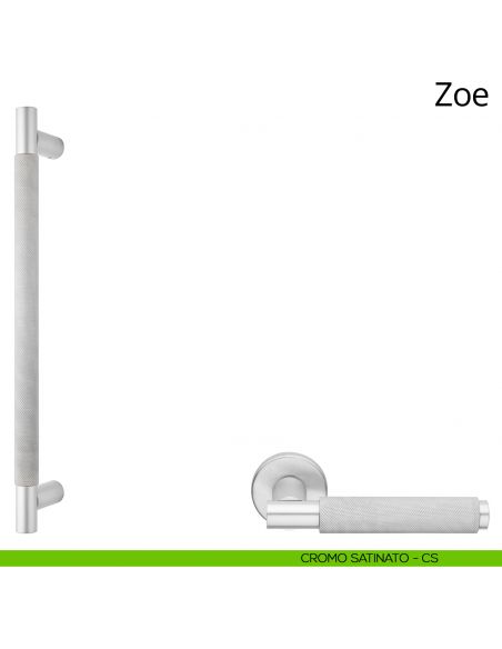 Maniglione per porta Zoe Ital Linea cromo satinato