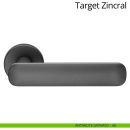 Maniglia per porta interna Target Zincral Linea Calì rosetta tonda 2