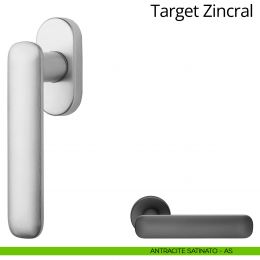 Maniglia per finestra martellina DK Target Zincral Linea Calì 2