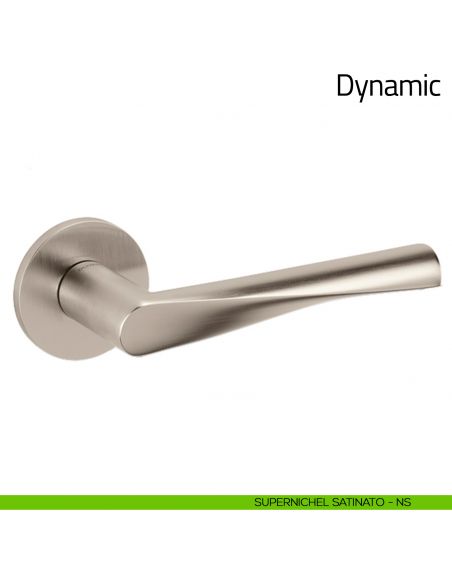 Maniglia per porta Dynamic Olivari Supernichel satinato